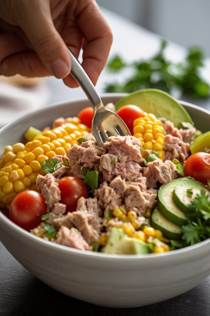 Mexican Tuna Salad with Corn