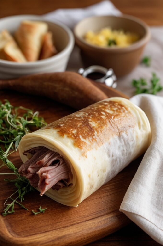 Savory French Dip Tortilla Roll Ups