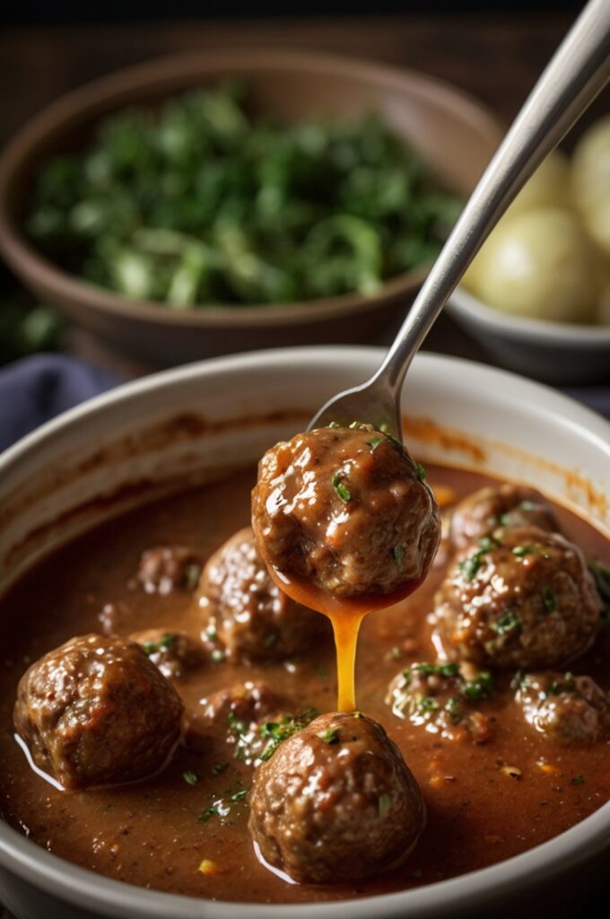 Crockpot Mississippi Meatballs