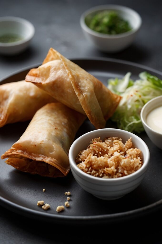 Crispy Tuna Egg Rolls