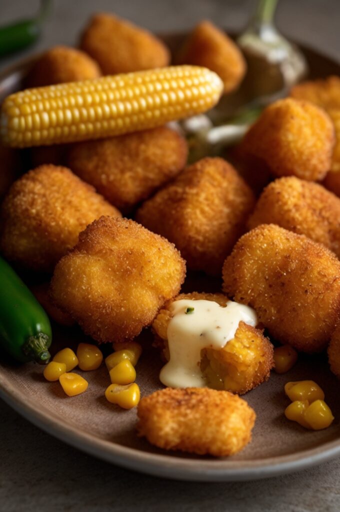 Crispy Jalapeño Corn Nuggets