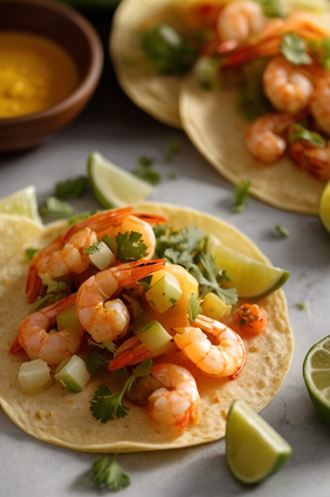 Delicious Curry Shrimp Tacos