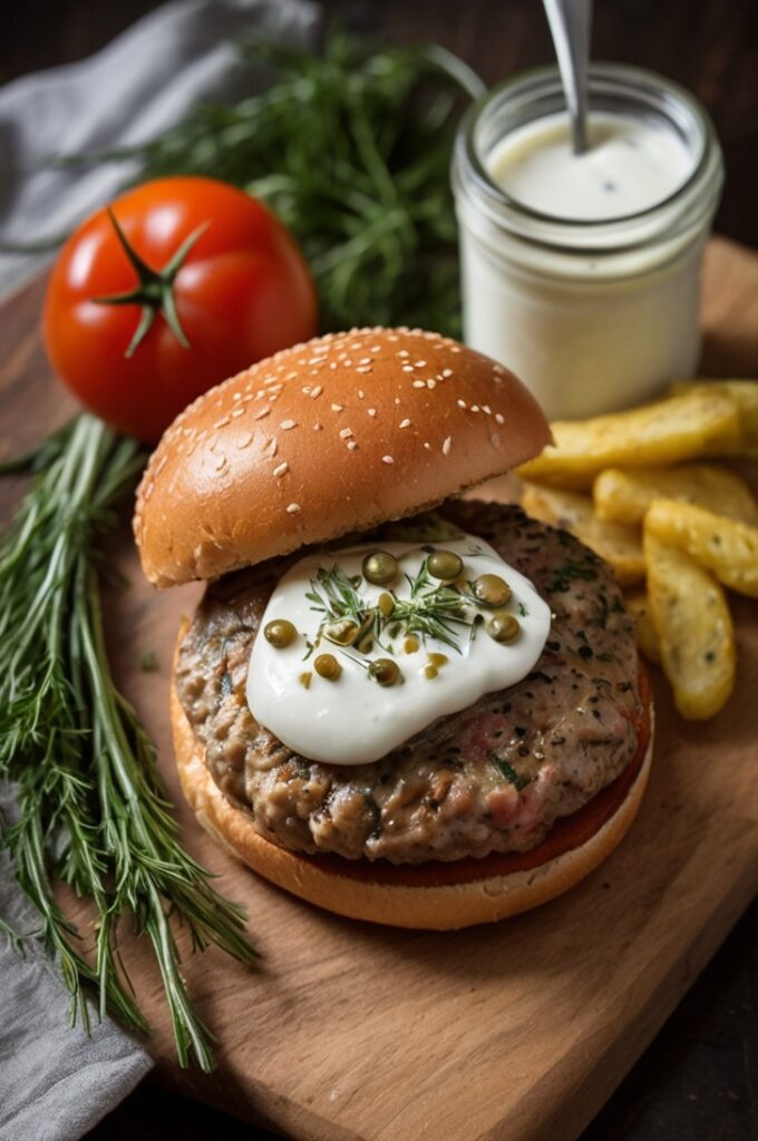 Delicious Tuna Burger