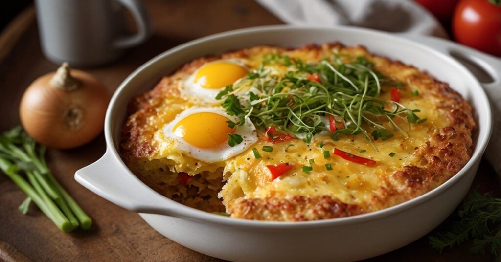 Quick and Easy Hash Brown Egg Casserole Recipe